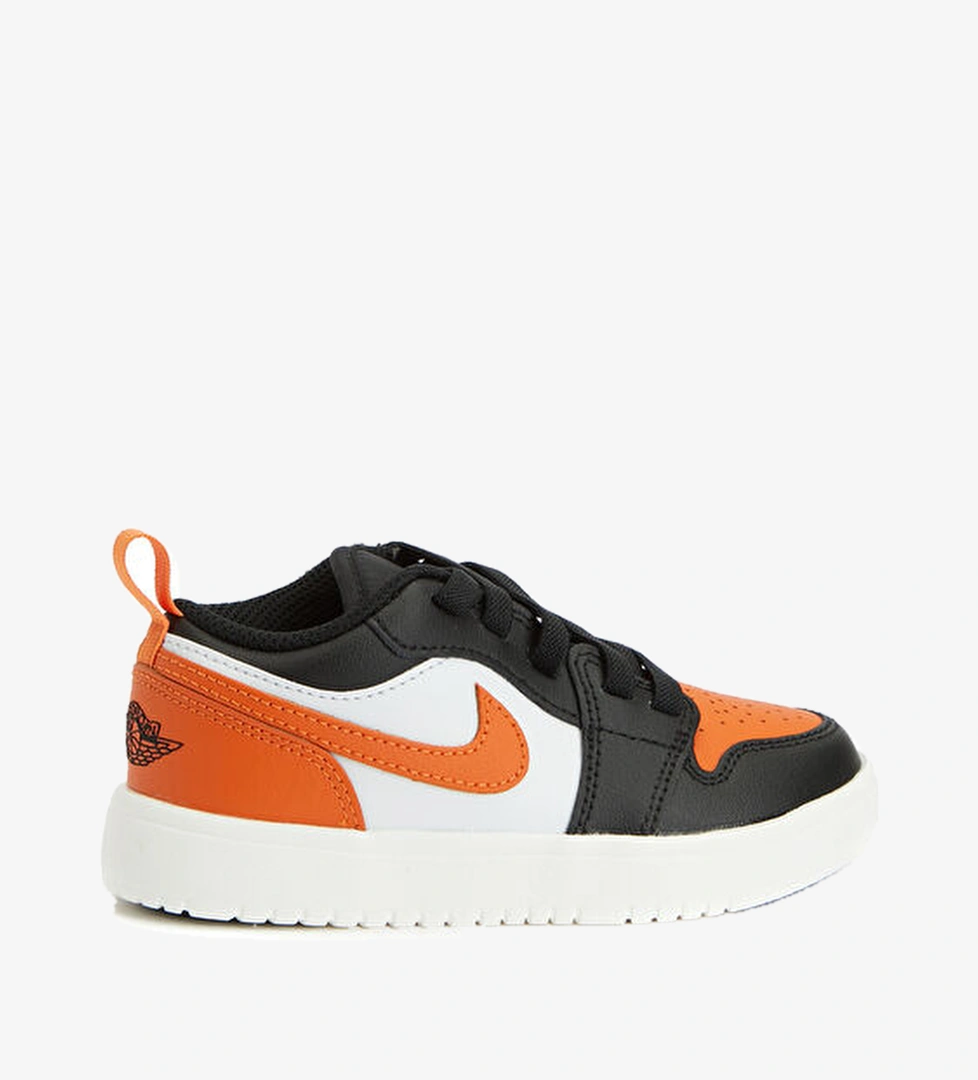 Nike Jordan 1 LOW ALT Siyah Gri Çocuk Deri Sneaker model görseli