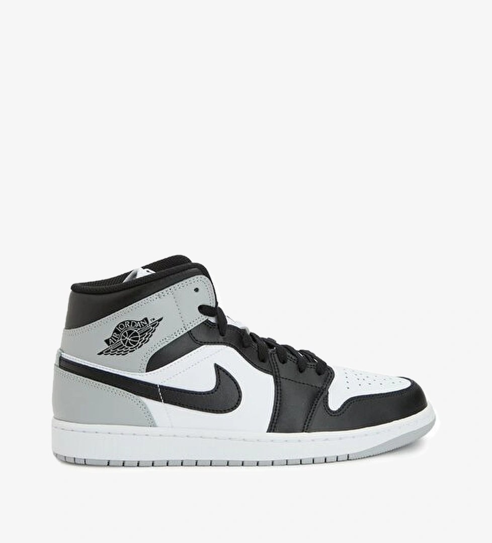 Nike Air Jordan 1 Mid Beyaz Erkek Deri Sneaker model görseli