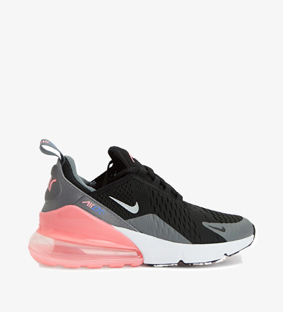 Nike Air Max 270 Siyah Gri Unisex Çocuk Sneaker model görseli