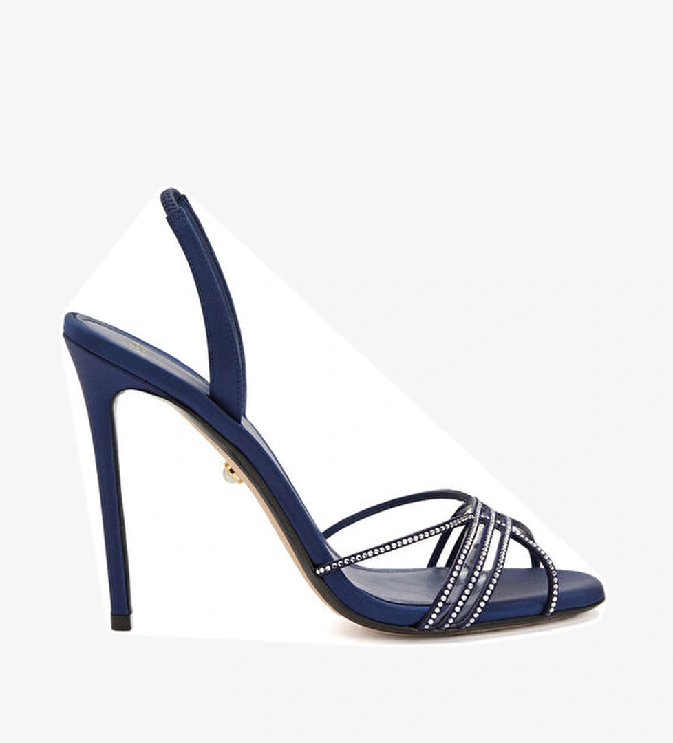 Giusy Lacivert Kadın Sandalet - Görsel 1