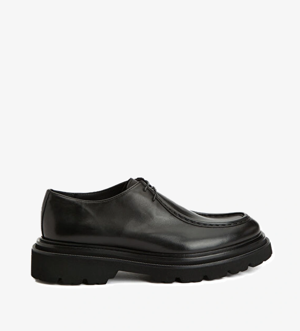 Beymen Club Siyah Kadın Deri Ayakkabı model görseli