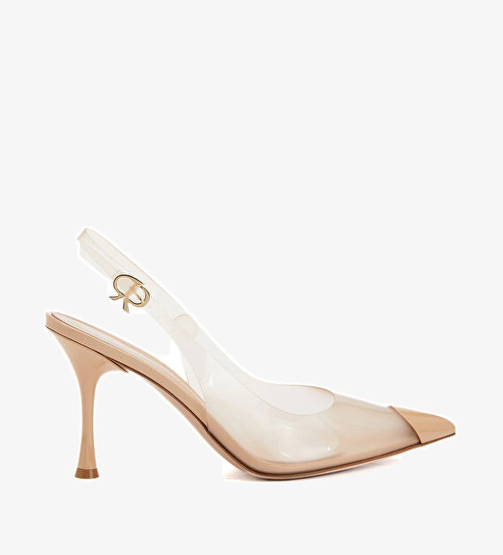 Gianvito Rossi Nude Transparan Stiletto model görseli