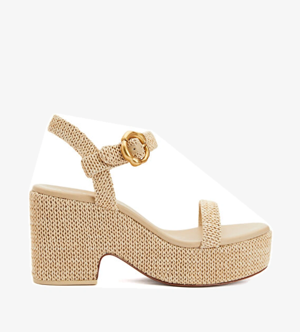 Cult Gaia Clara Naturel Platformlu Kadın Sandalet model görseli