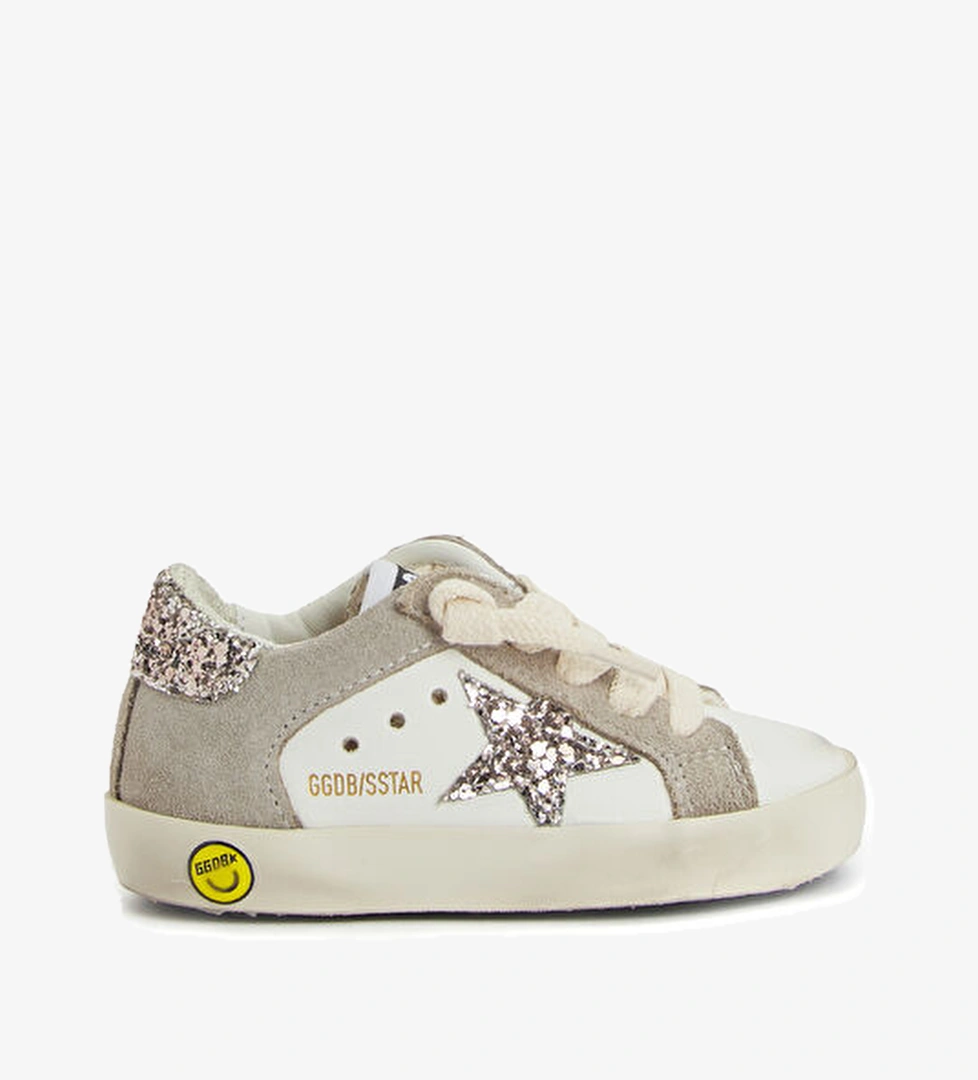 Golden Goose Super Star Çok Renkli Unisex Çocuk Deri Sneaker model görseli
