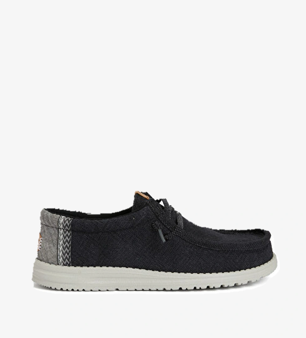 Hey Dude Wally Siyah Erkek Jut Ayakkabı model görseli