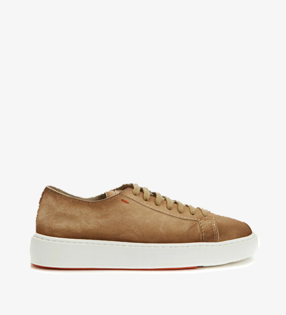 Santoni Bej Erkek Süet Sneaker model görseli