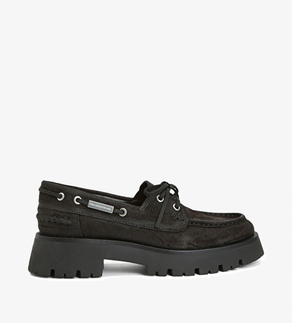 Carson Kahverengi Kadın Süet Loafer - Görsel 1