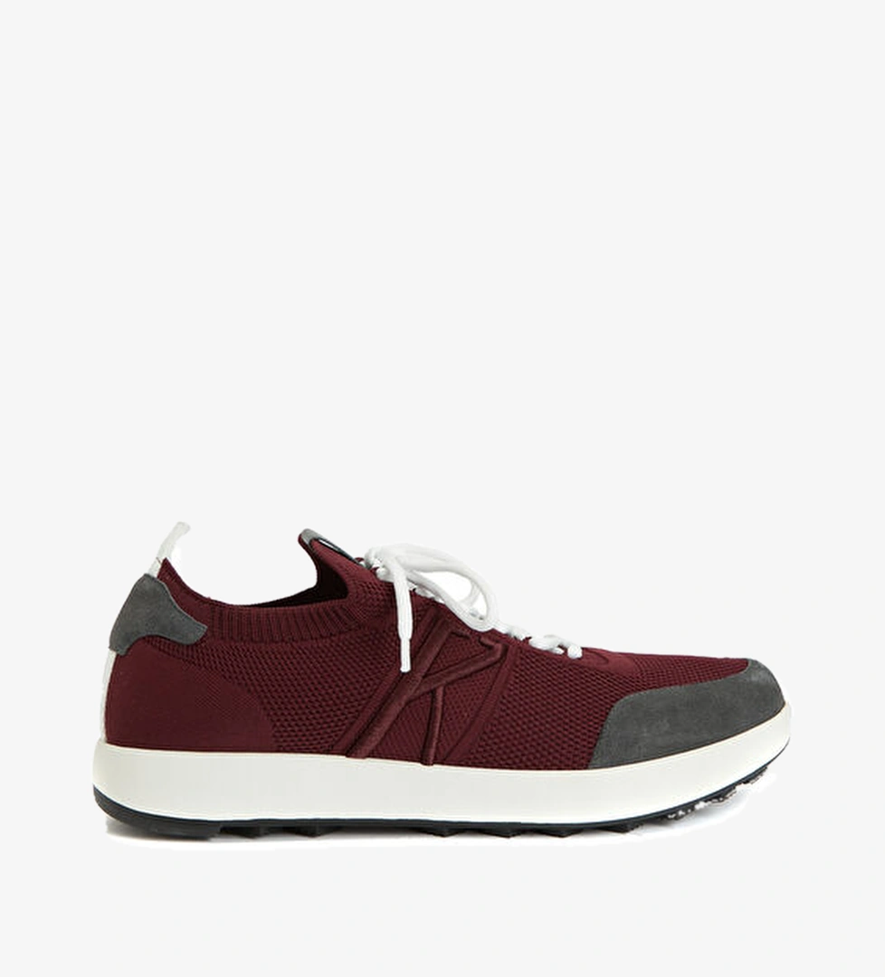 Kiton Bordo Siyah Erkek Sneaker model görseli