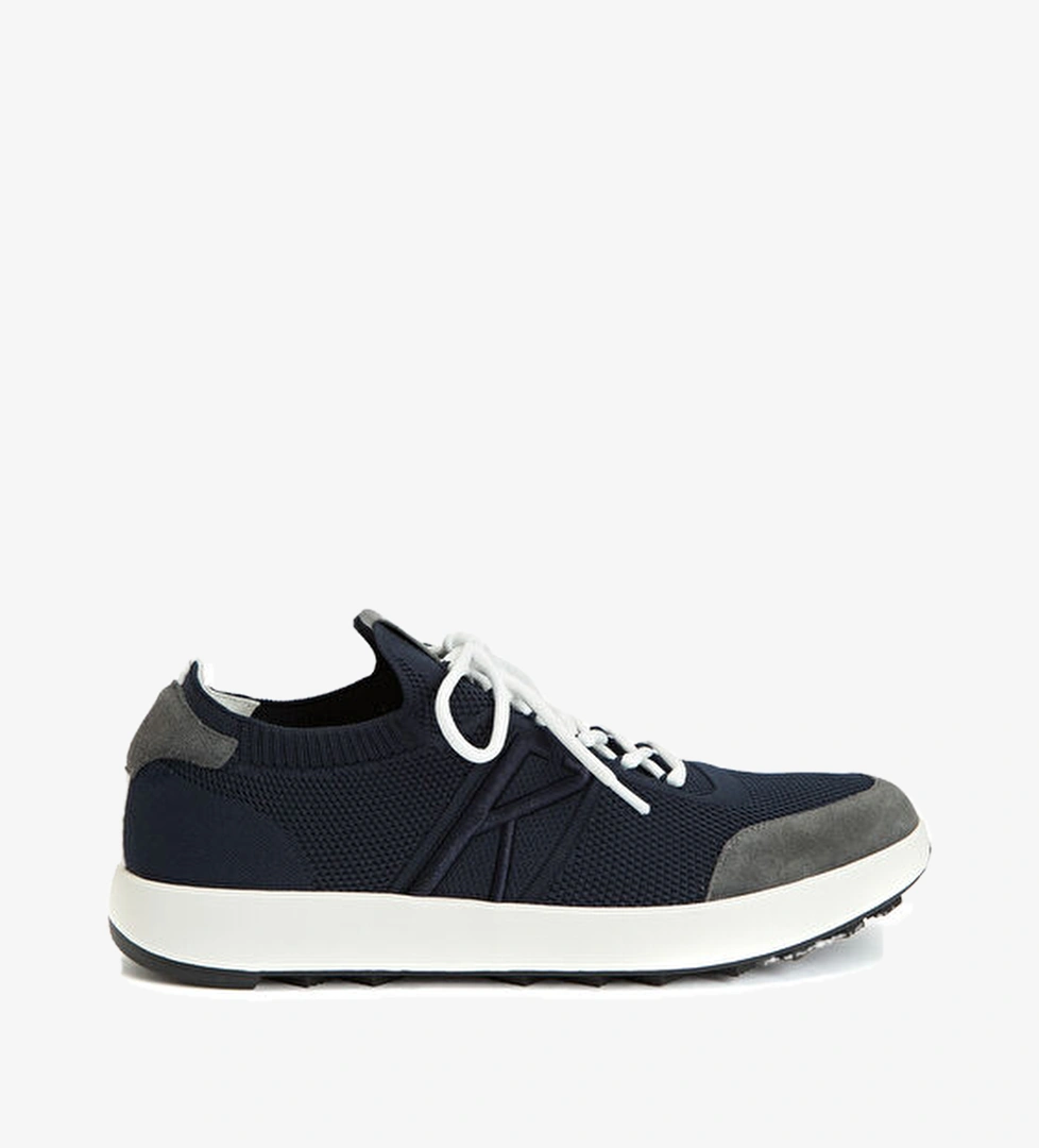 Kiton Mavi Siyah Erkek Sneaker model görseli