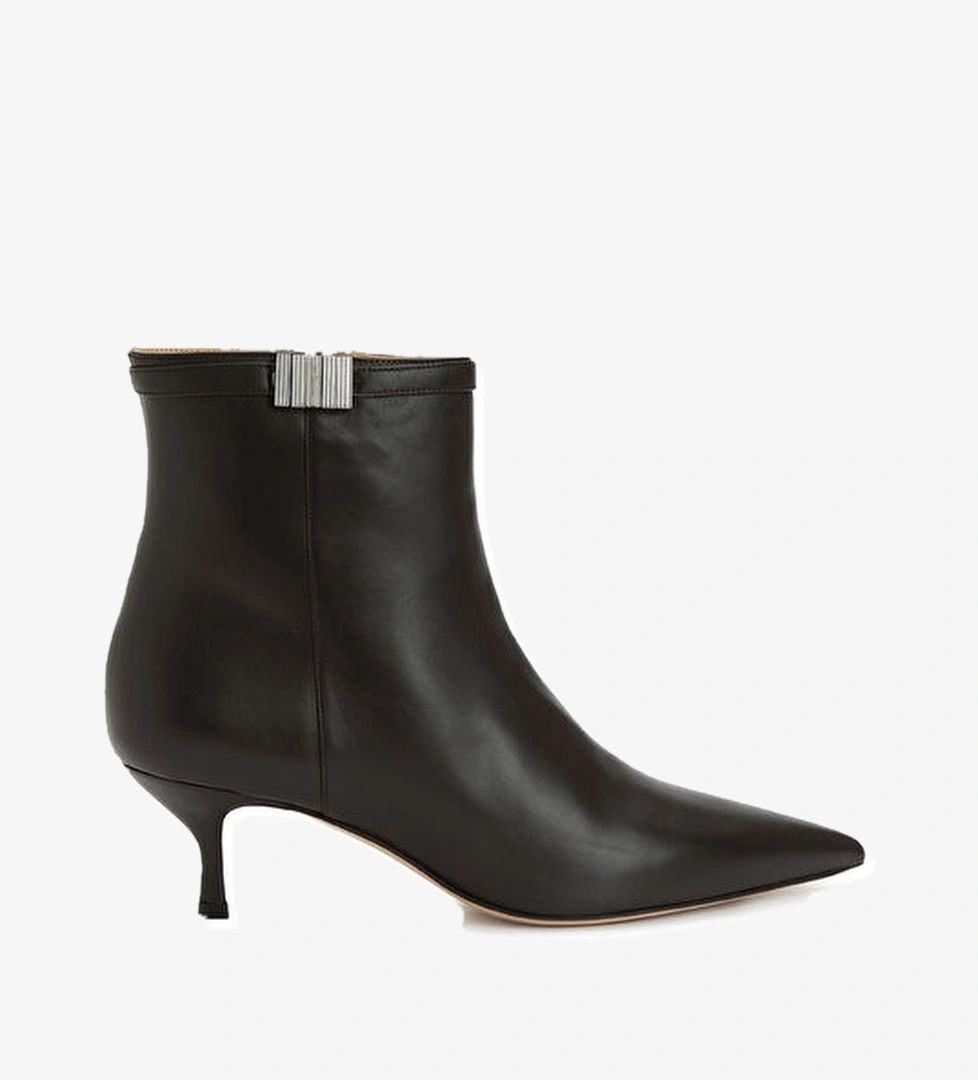 Kiton Koyu Kahverengi Topuklu Deri Bot model görseli