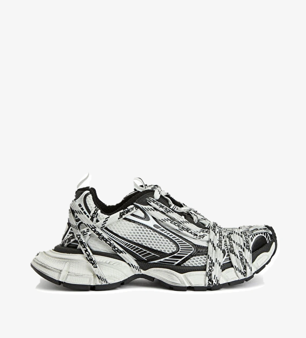 3XL Extreme Siyah Beyaz Erkek Sneaker - Görsel 1