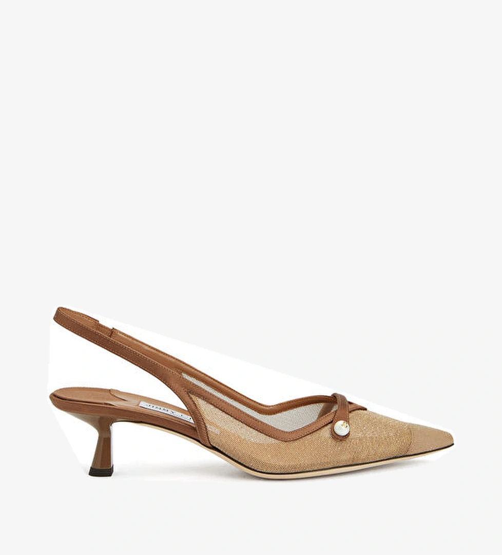 Jimmy Choo Amita Taba Topuklu Ayakkabı model görseli