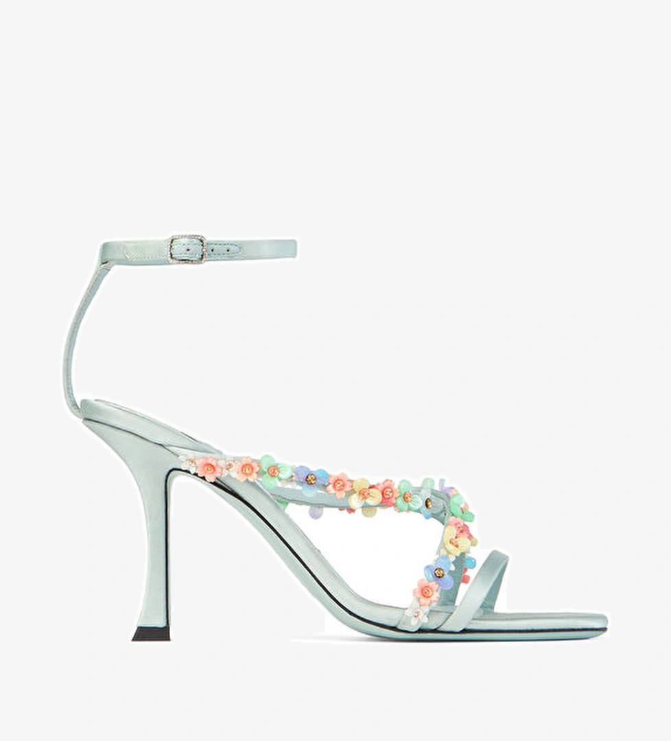 Jimmy Choo Jimmy Choo Gümüş Blanche Kadın Deri Sandalet Beymen'de! Gümüş - 1. görsel