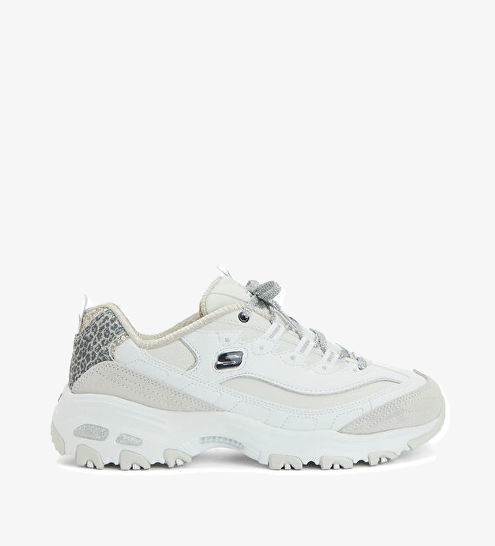 Skechers D'lites Beyaz Silver Kadın Sneaker model görseli