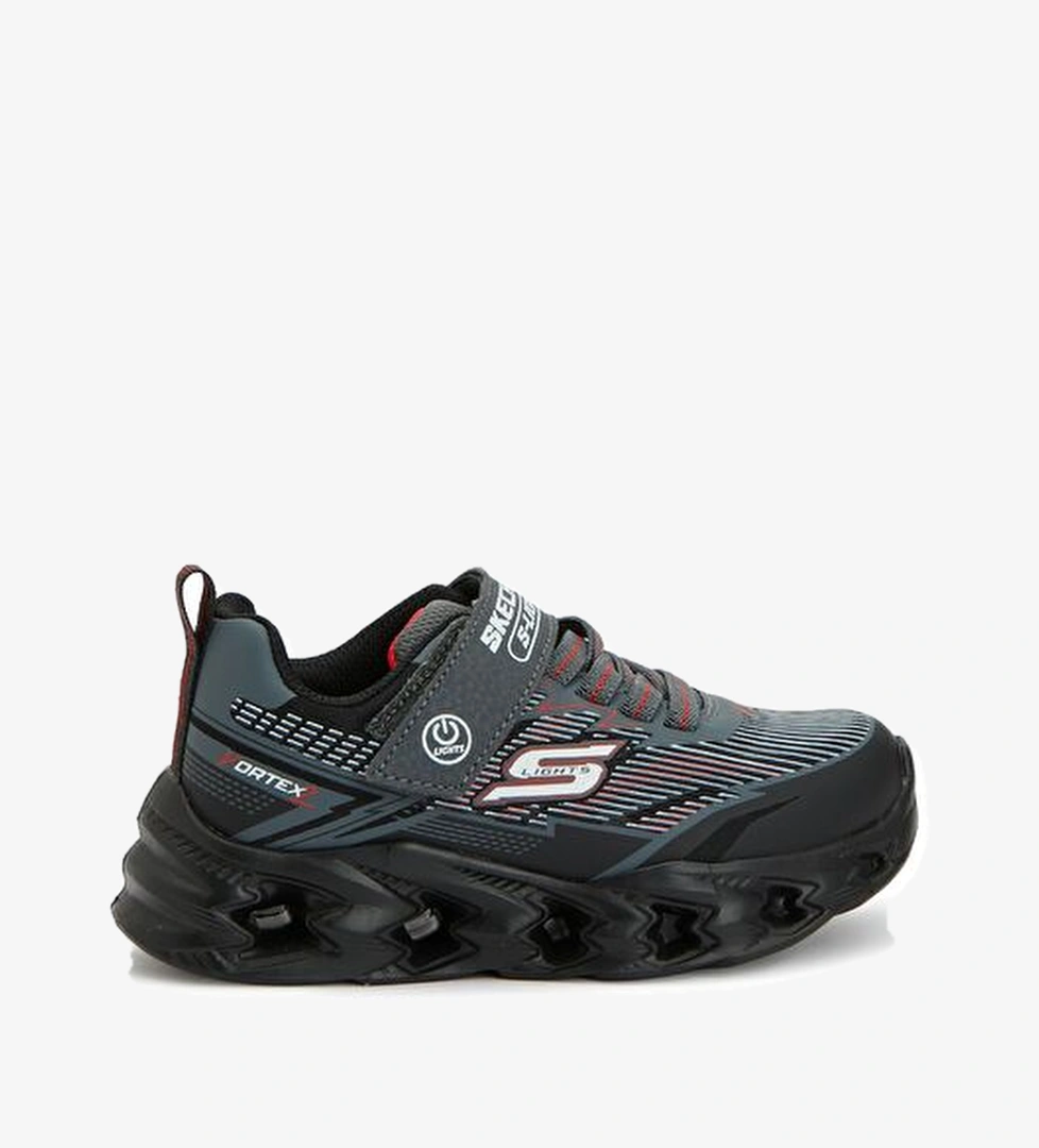 Skechers Vortex 2.0 Siyah Gri Erkek Çocuk Sneaker model görseli