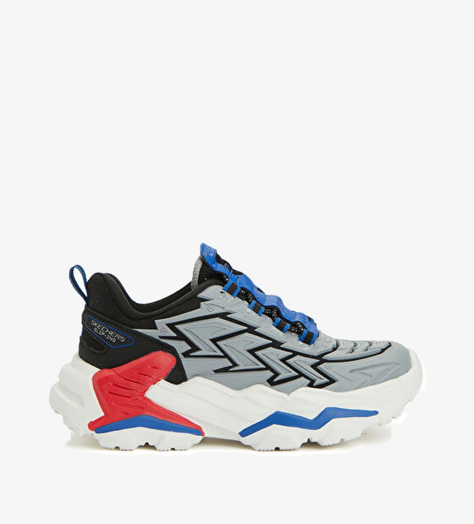 Skech-bots 2 0 Gri Siyah Erkek Çocuk Sneaker - Görsel 1