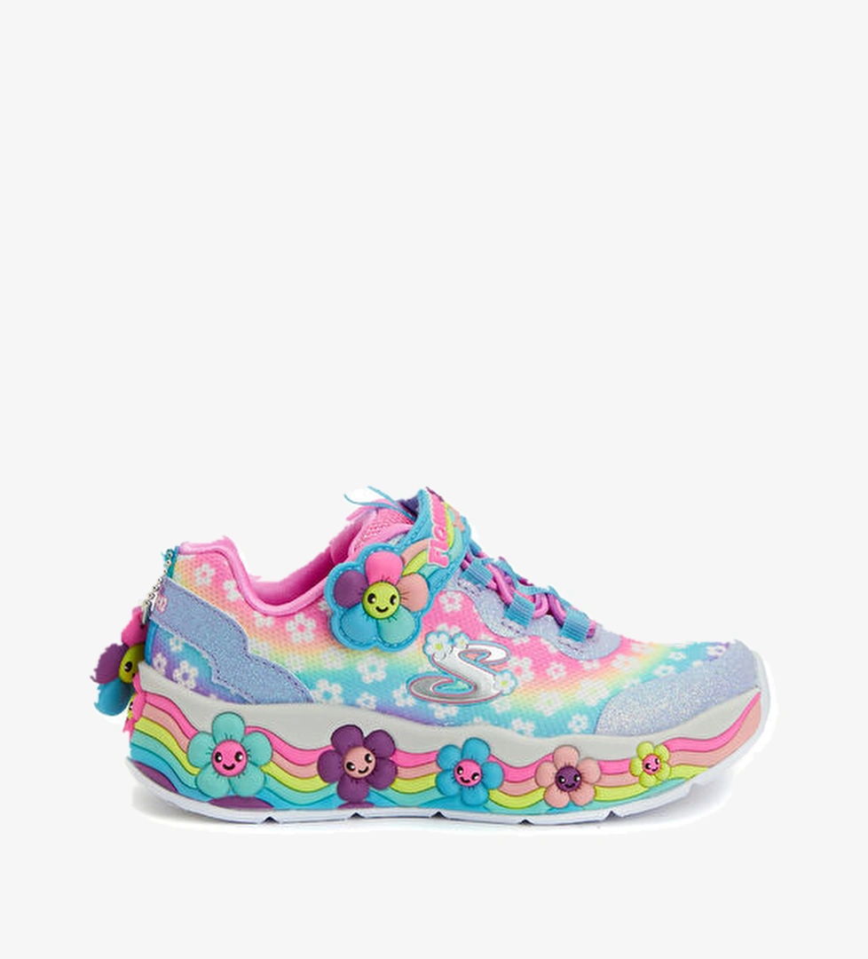 Flower Friends Çok Renkli Kız Çocuk Sneaker - Görsel 1