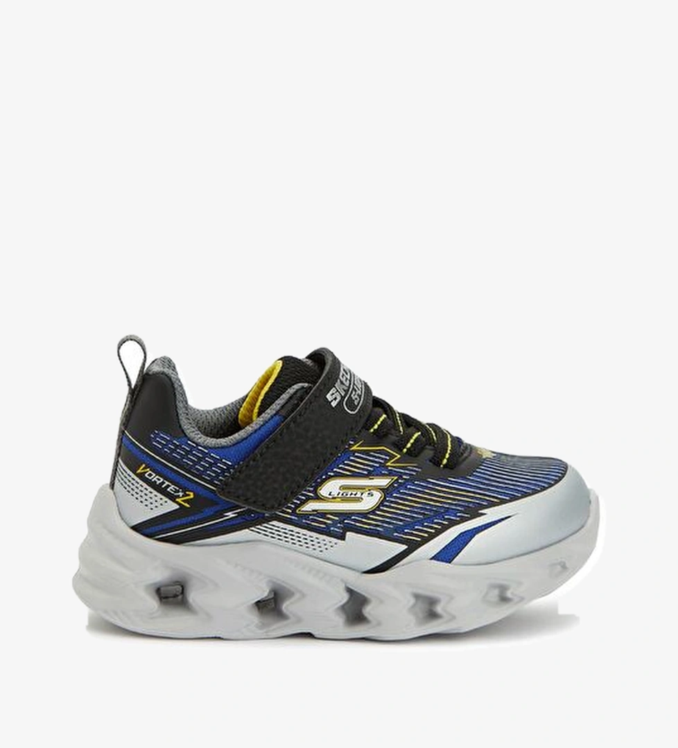 Skechers Vortex 2.0 Siyah Gri Erkek Çocuk Sneaker model görseli