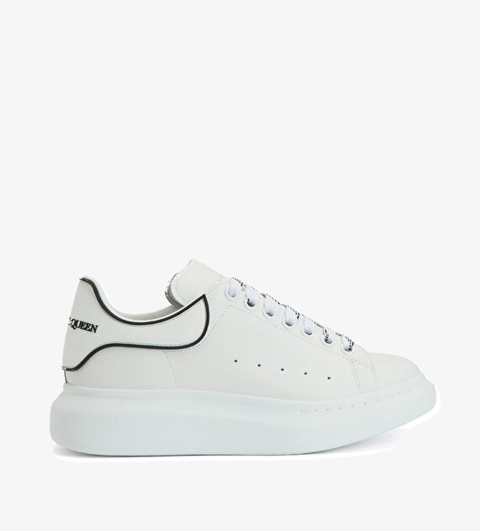 Mcqueen Oversized Beyaz Erkek Deri Sneaker model görseli