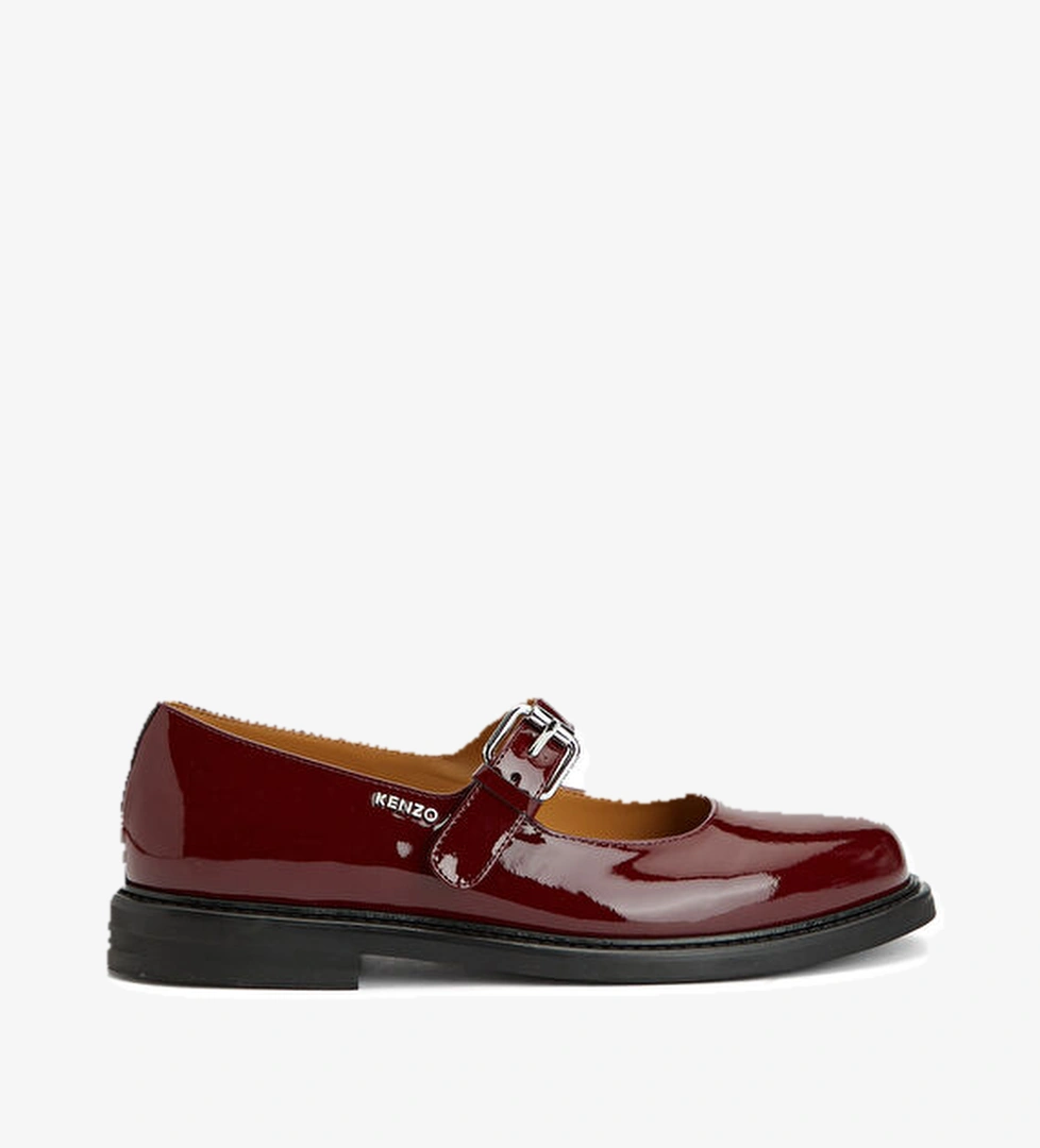 Kenzo Meary Bordo Deri Babet model görseli