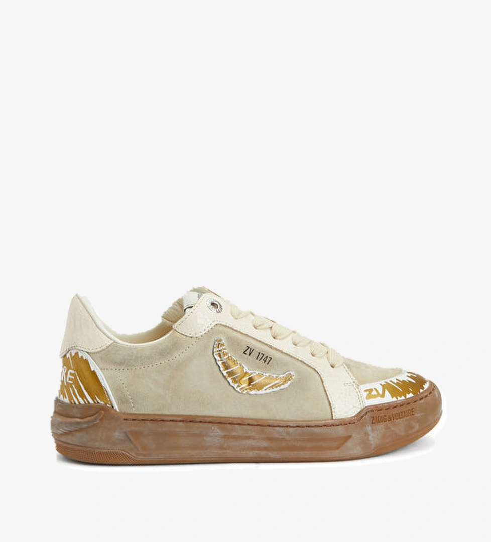 Zadig&voltaire Fly Wings Gri Kadın Deri Sneaker model görseli