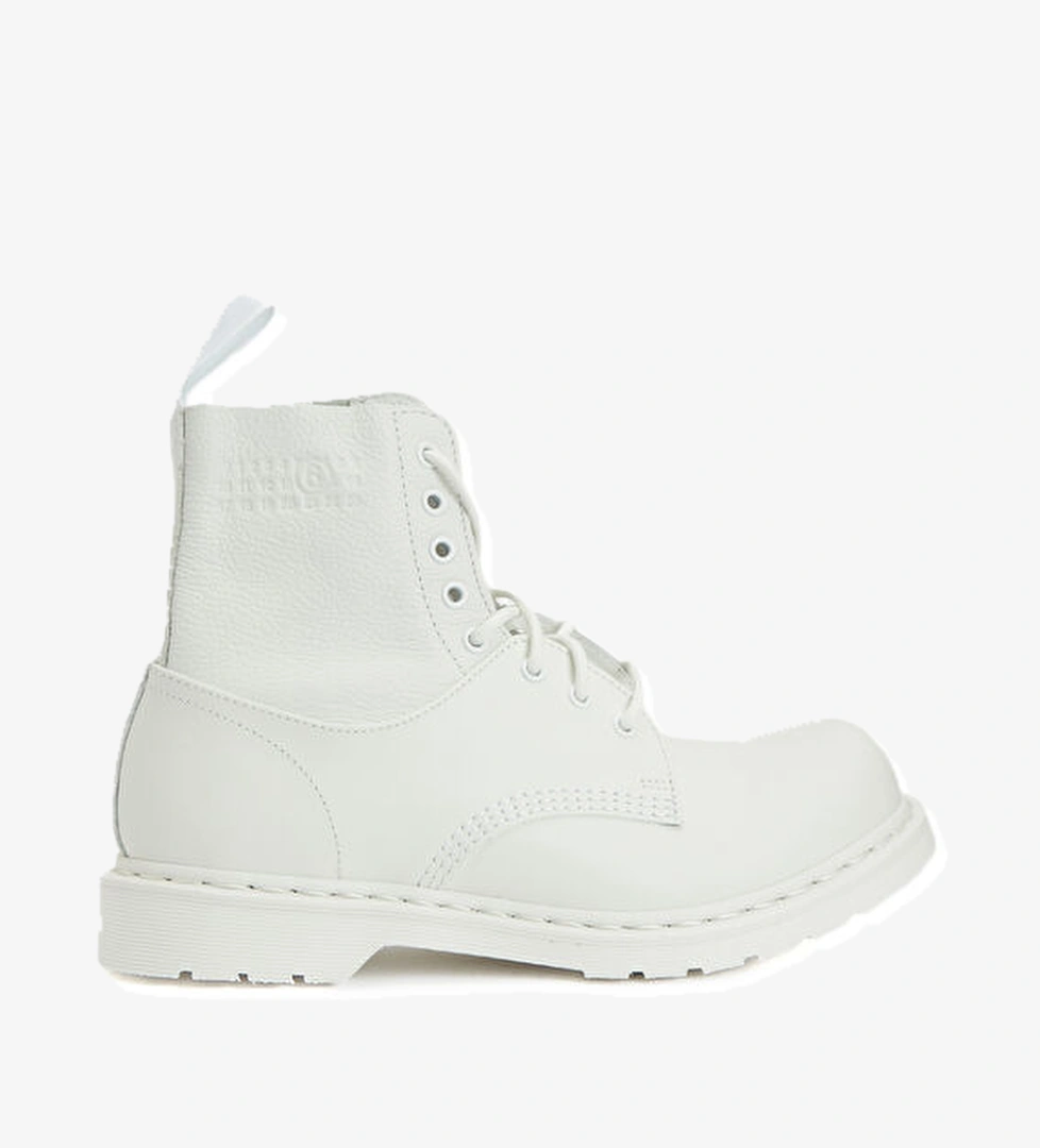Mm6 Maison Margiela Salomon x MM6 Beyaz Erkek Deri Bot model görseli