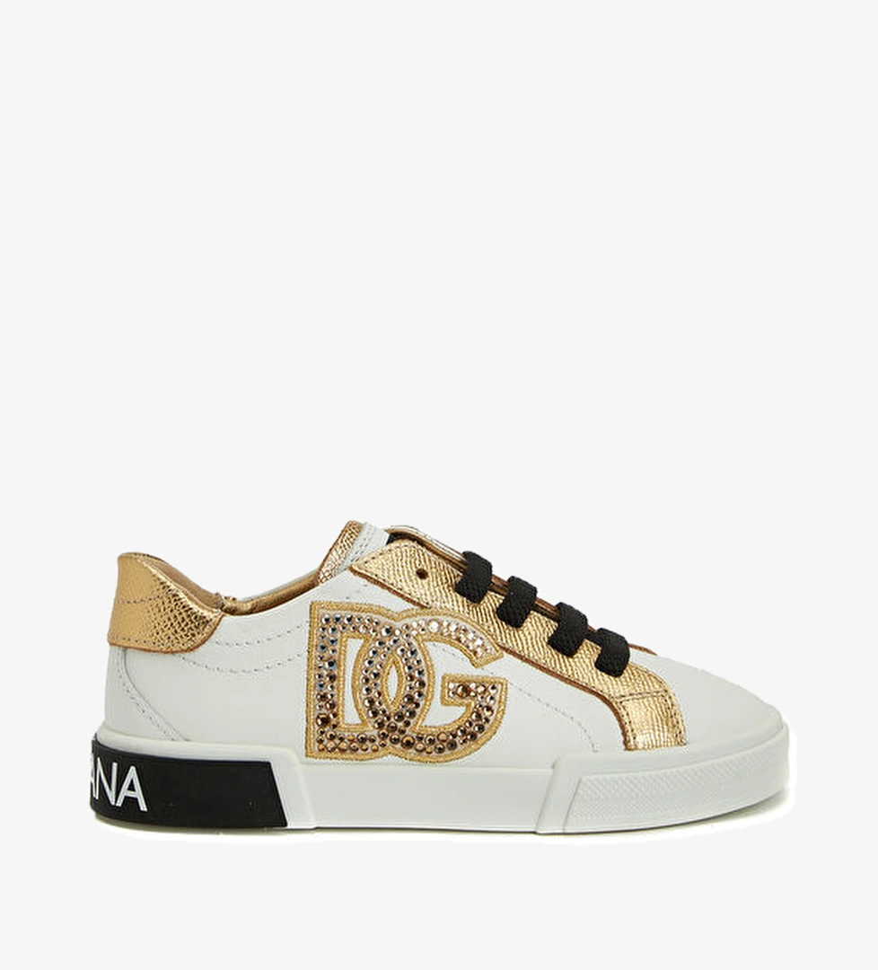 Dolce&gabbana Çok Renkli Kız Çocuk Deri Sneaker model görseli