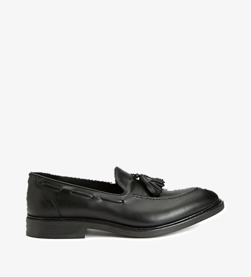 Pal Zileri Siyah Erkek Deri Loafer model görseli