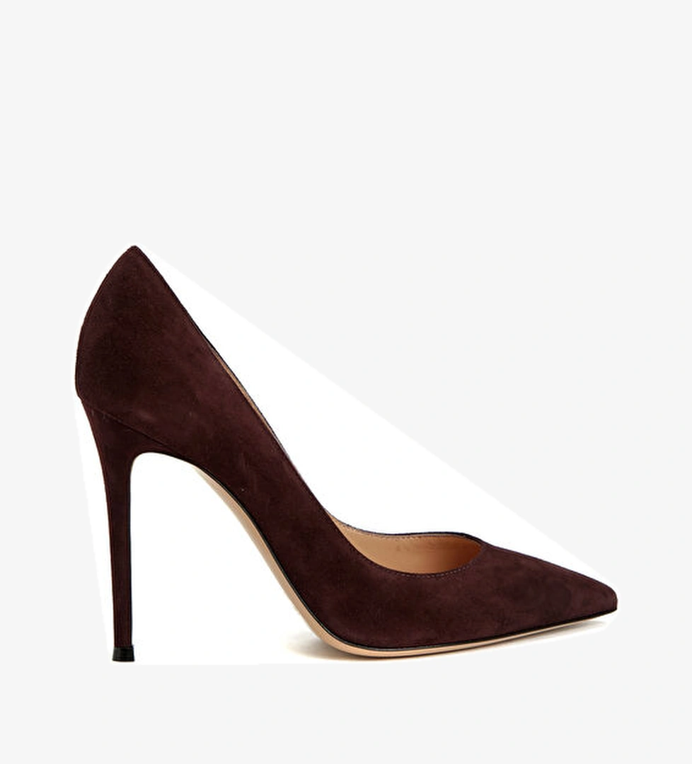 Gianvito Rossi Bordo Süet Stiletto model görseli
