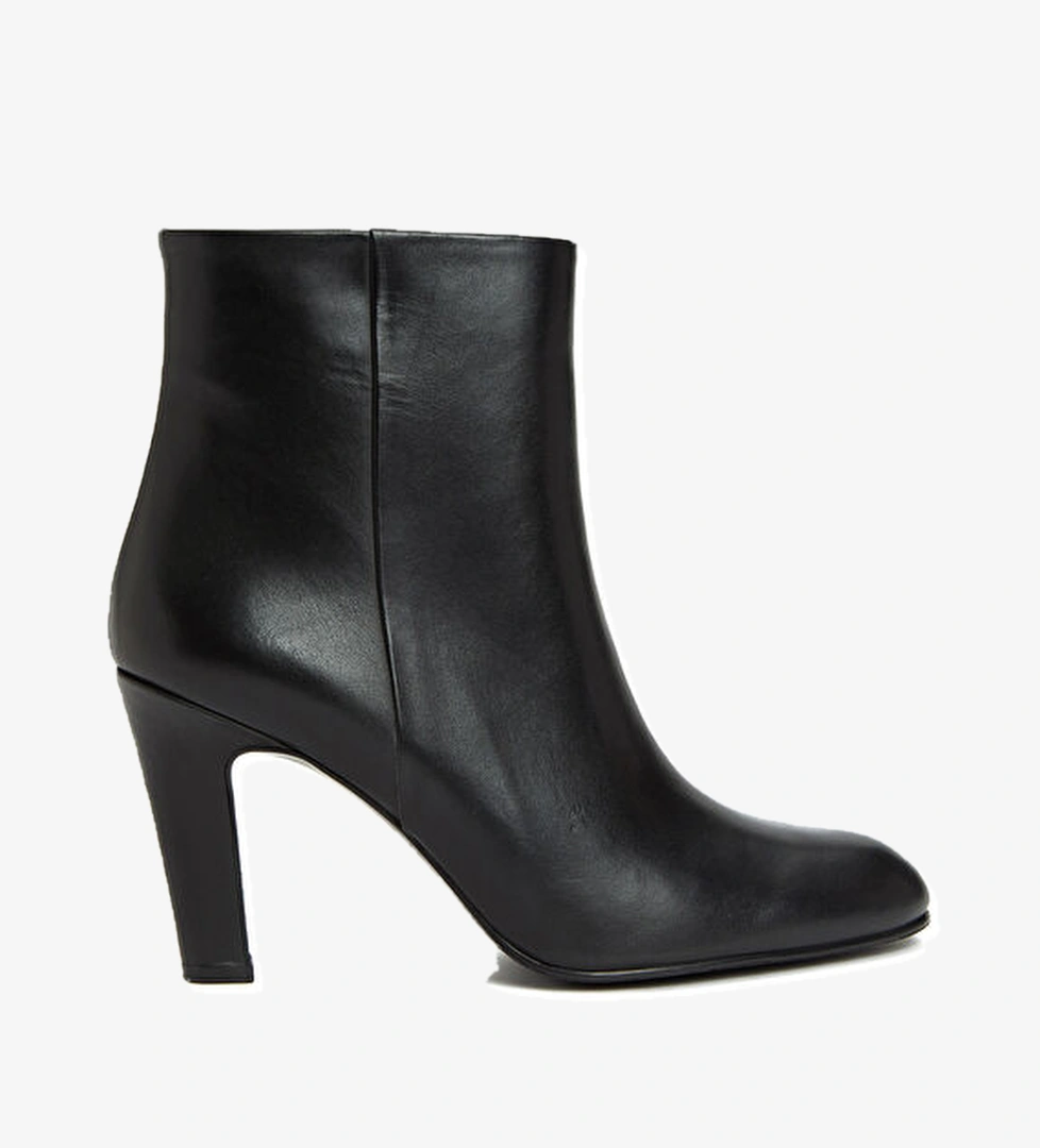 George Hogg Siyah Kadın Deri Bot model görseli