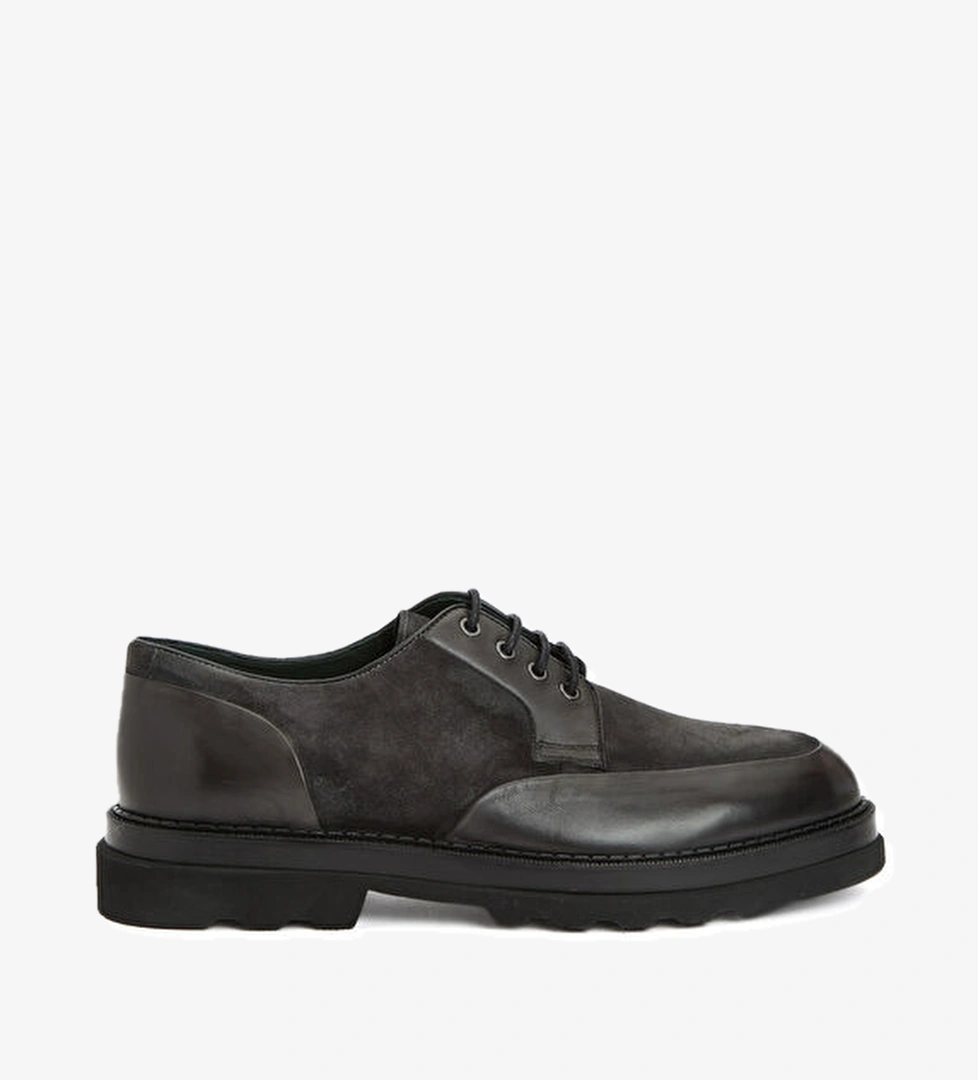 George Hogg Antrasit Erkek Süet Ayakkabı model görseli