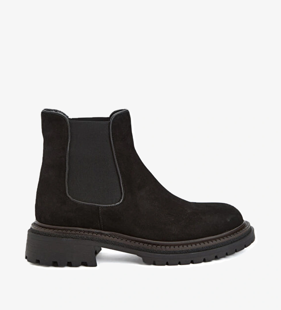 Divarese Siyah Lastikli Kadın Bot model görseli