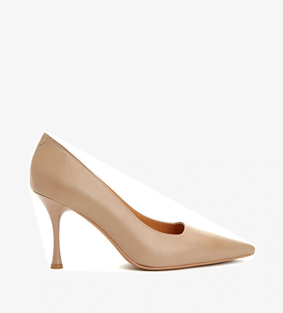 George Hogg Nude Kadın Deri Topuklu Ayakkabı model görseli