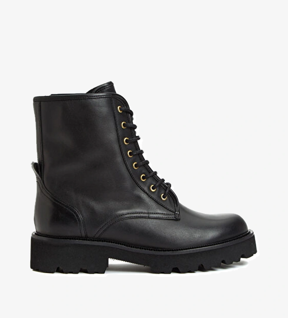 Divarese Siyah Kadın Süet Bot model görseli