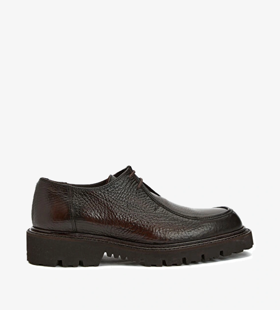 Network Kahverengi İpli Erkek Deri Ayakkabı model görseli