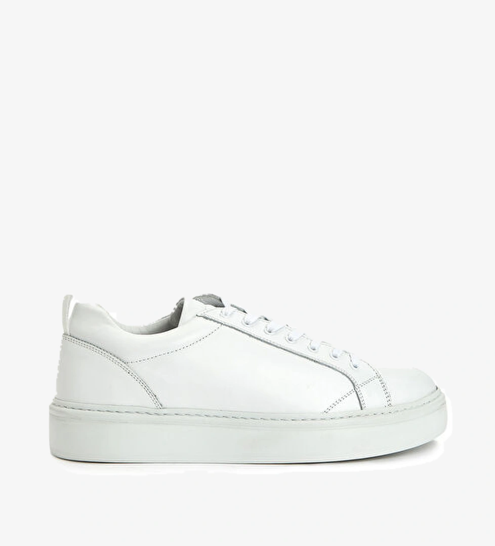 George Hogg Beyaz Erkek Deri Sneaker model görseli