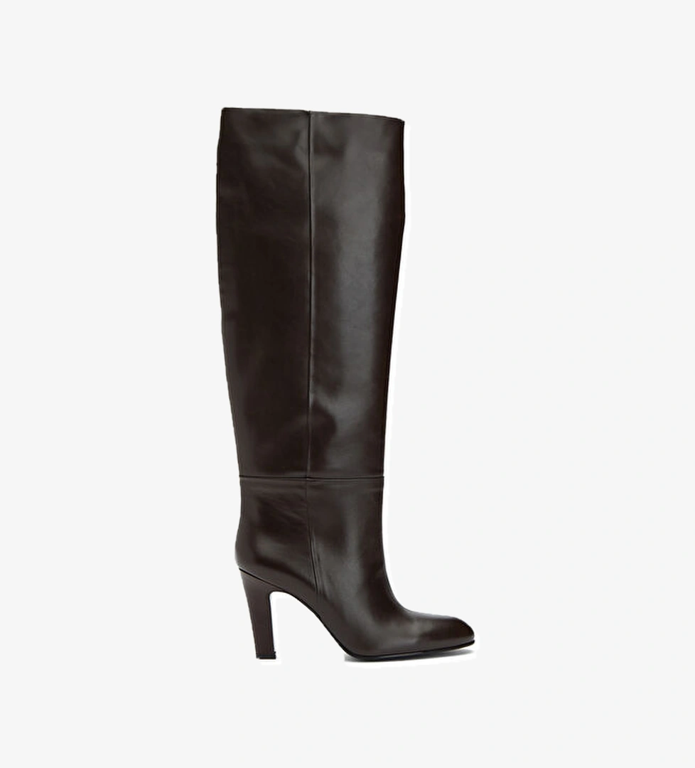 George Hogg Kahverengi Kadın Deri Çizme model görseli