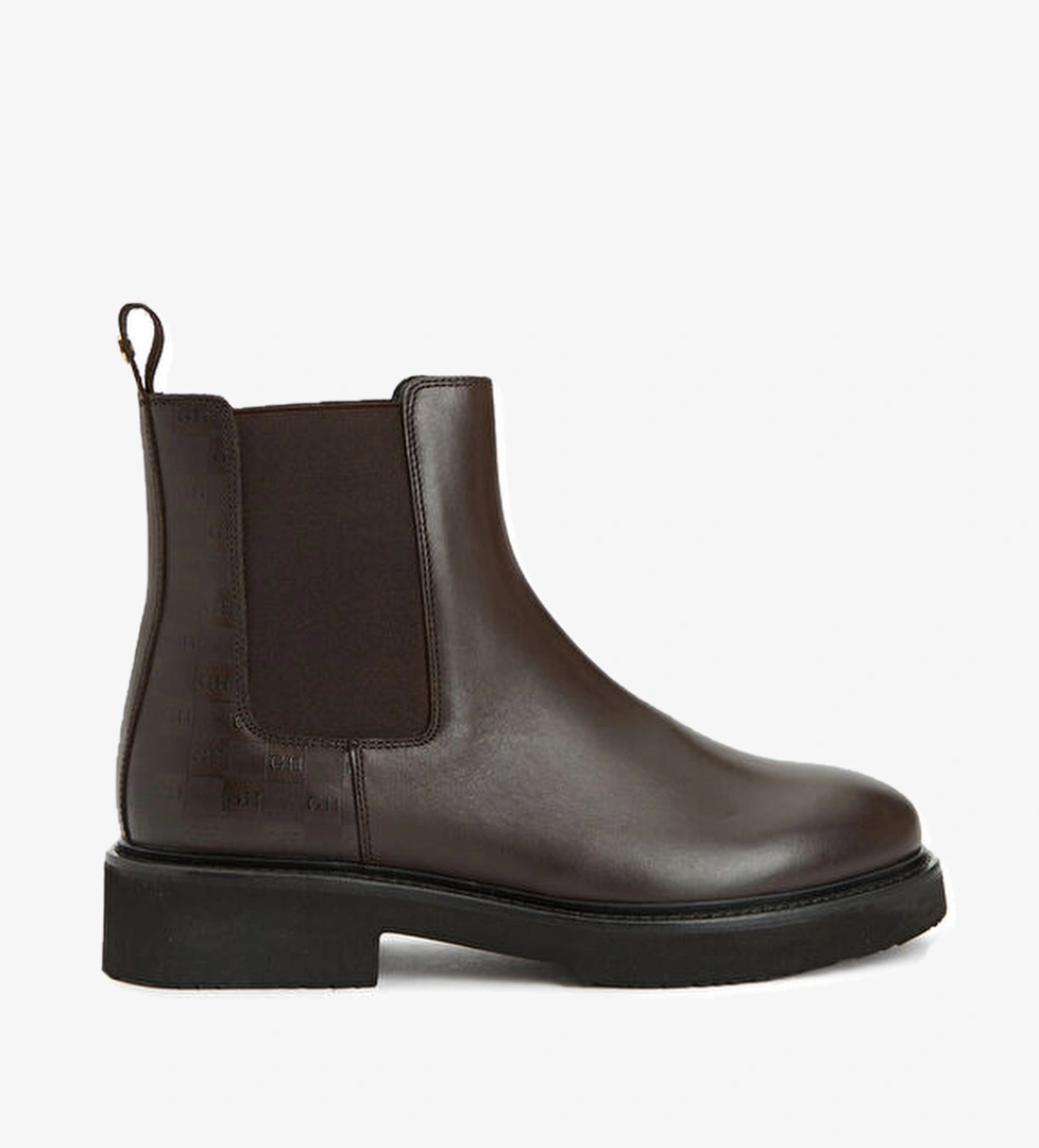 George Hogg Kahverengi Lastikli Kadın Deri Bot model görseli