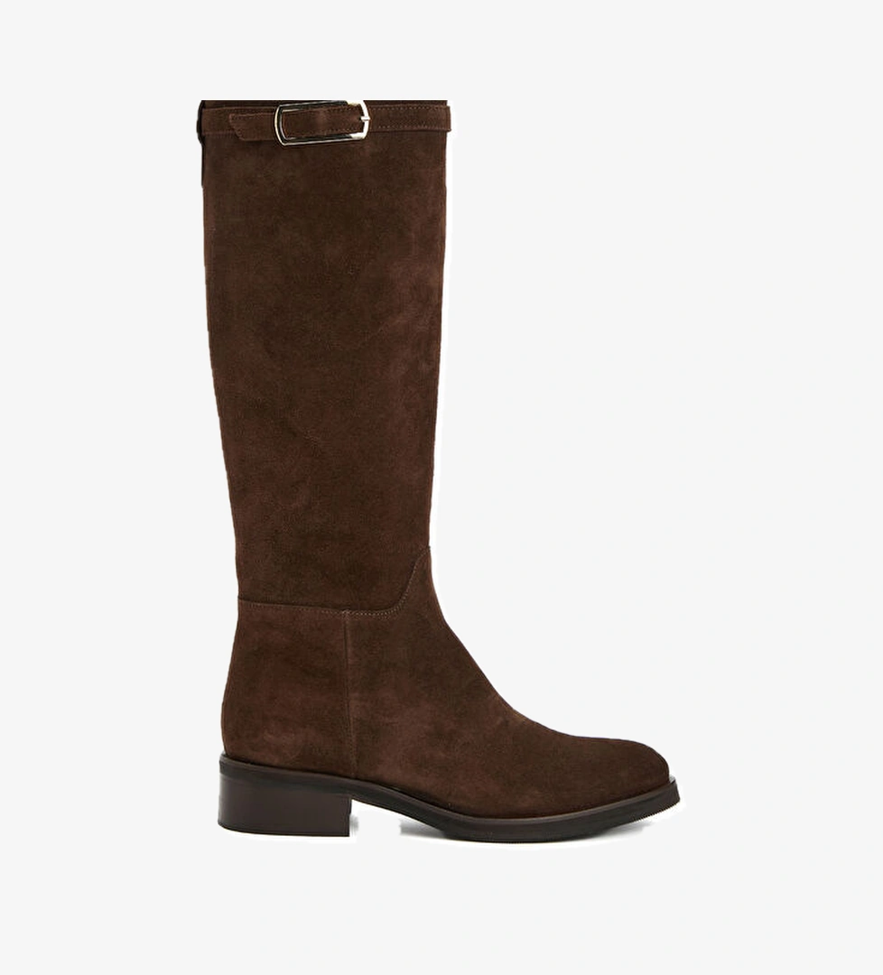 George Hogg Kahverengi Kadın Süet Çizme model görseli