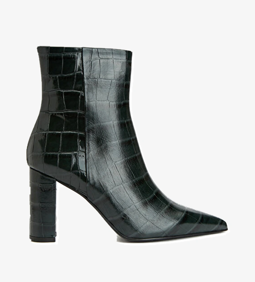 George Hogg Yeşil Kadın Deri Bot model görseli