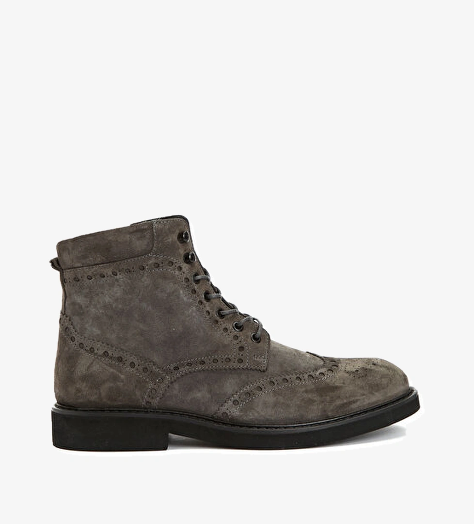 Divarese Antrasit Erkek Süet Bot model görseli