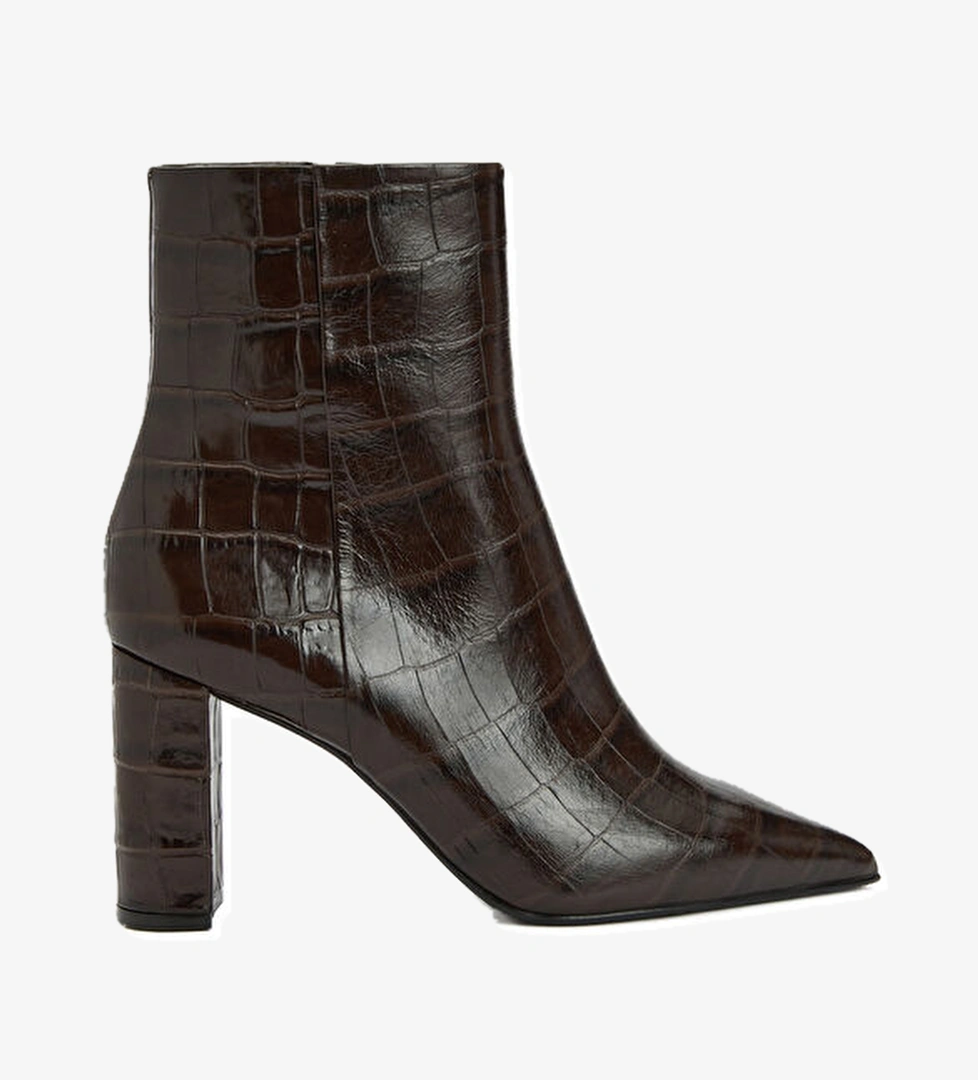 George Hogg Kahverengi Kadın Deri Bot model görseli