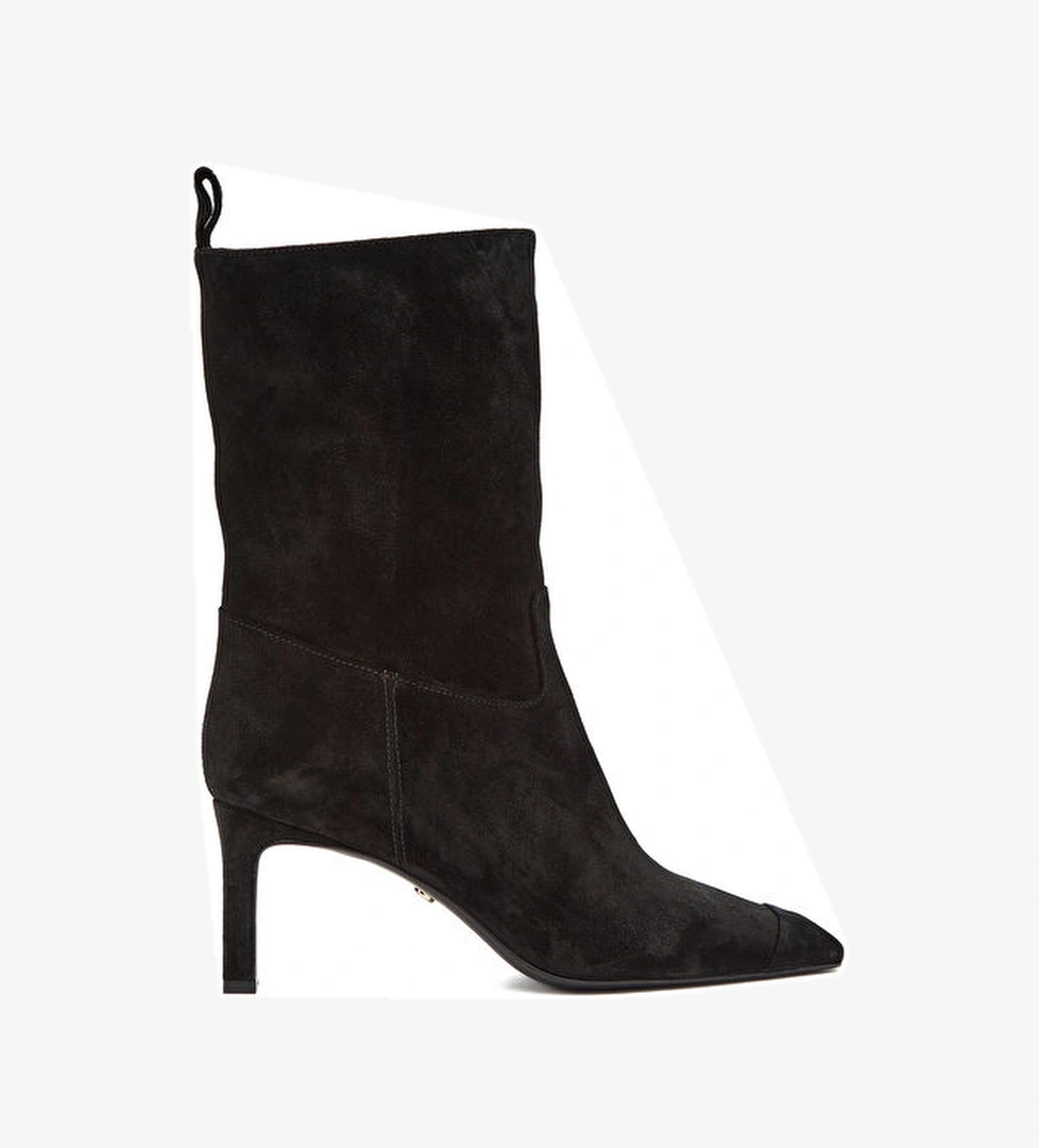 George Hogg Siyah Kadın Süet Bot model görseli