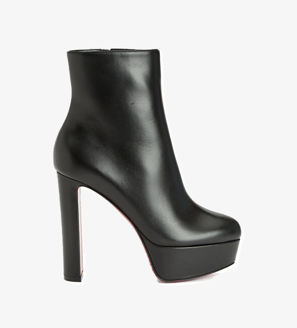 Christian Louboutin Loo Siyah Kadın Deri Bot model görseli