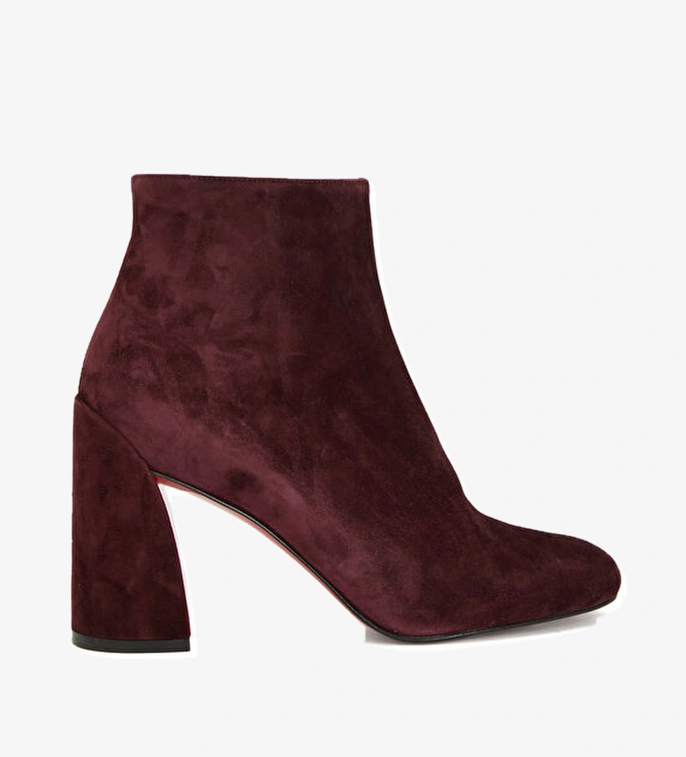 Christian Louboutin Jane Bordo Kadın Süet Bot model görseli