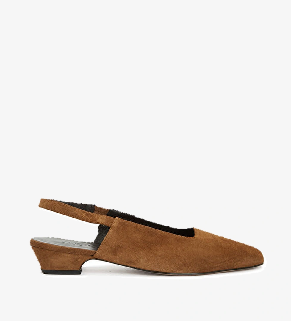 Beymen Club Tütün Süet Topuklu Ayakkabı model görseli