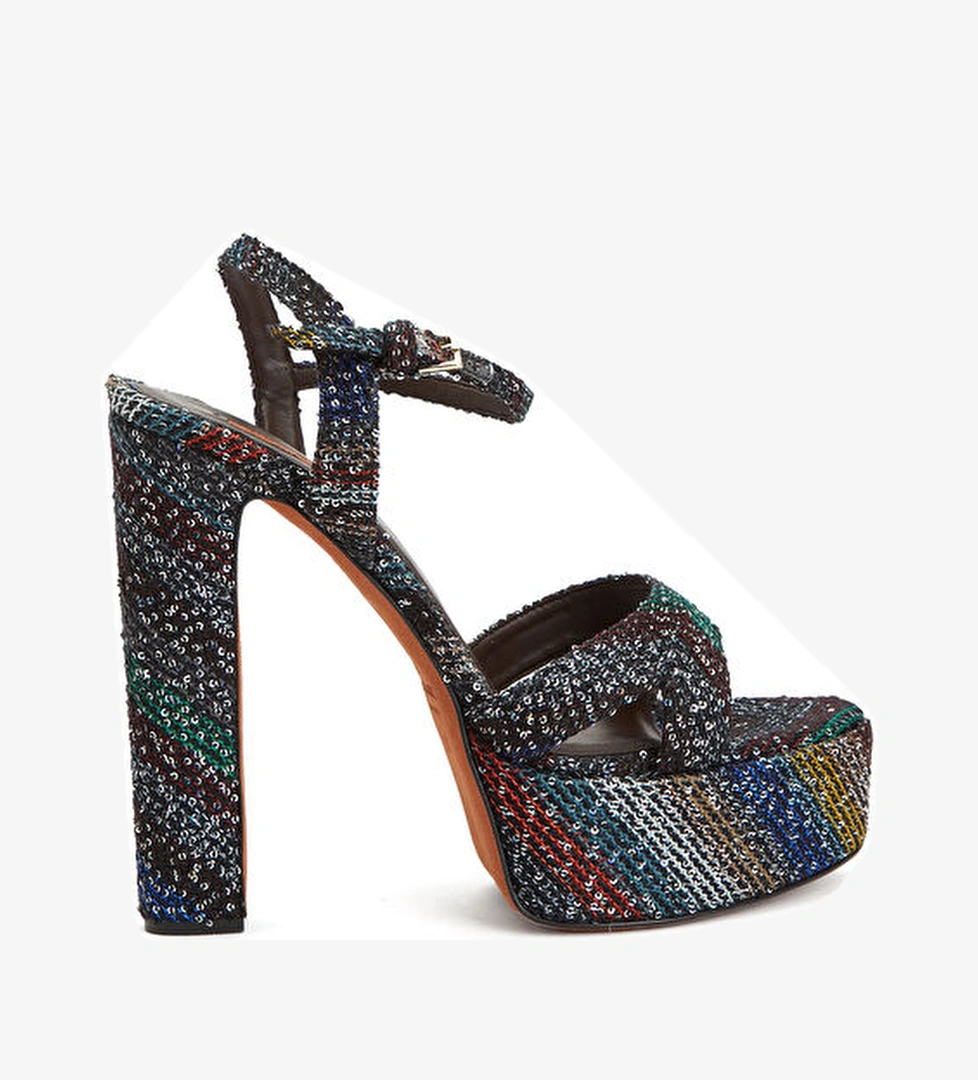 Missoni Çok Renkli Platformlu Kadın Sandalet model görseli