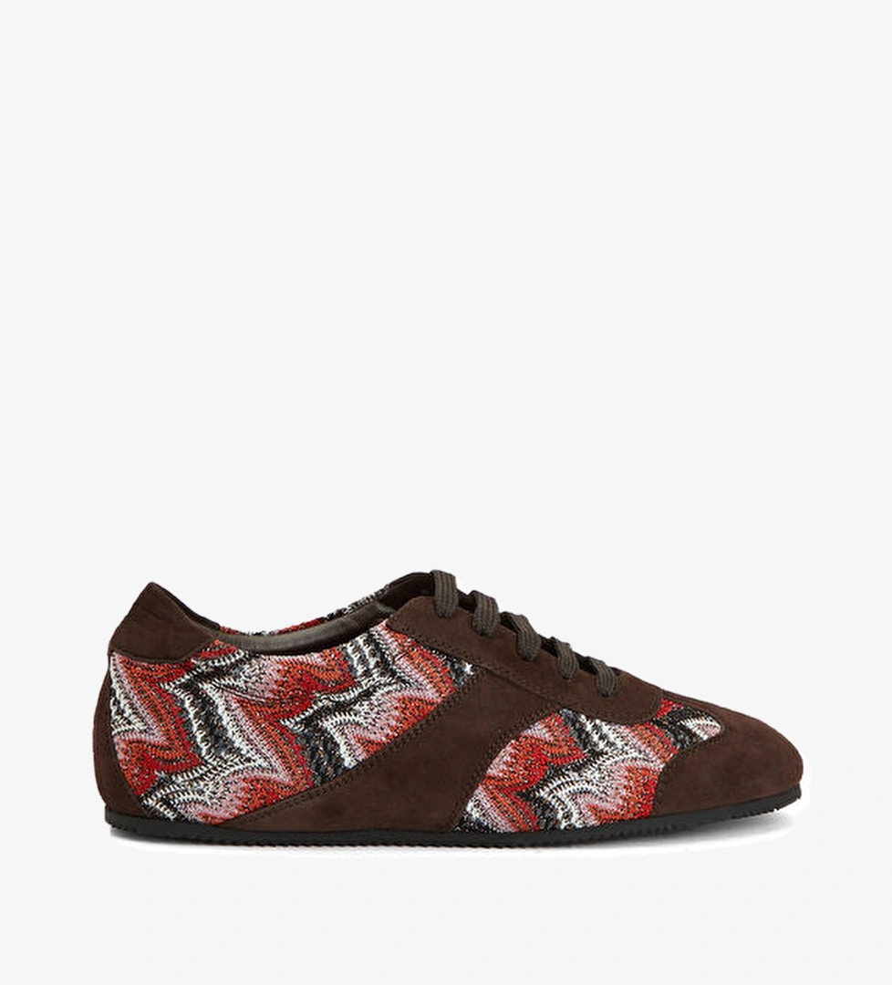 Çok Renkli Desenli Kadın Sneaker - Görsel 1