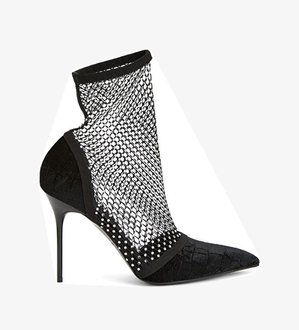 Balmain Mesh Siyah Kadın Bot model görseli