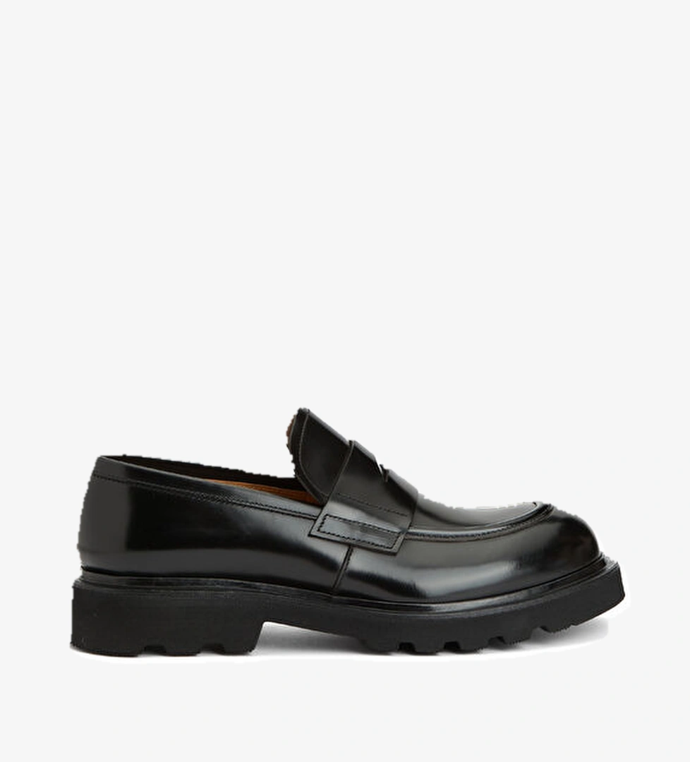 Premiata Siyah Erkek Deri Loafer model görseli